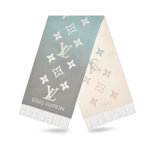 وشاح ريكيافيك متدرج الألوان من لويس فويتون M70868 | وشاح لويس فويتون متدرج الألوان (متعدد الألوان)