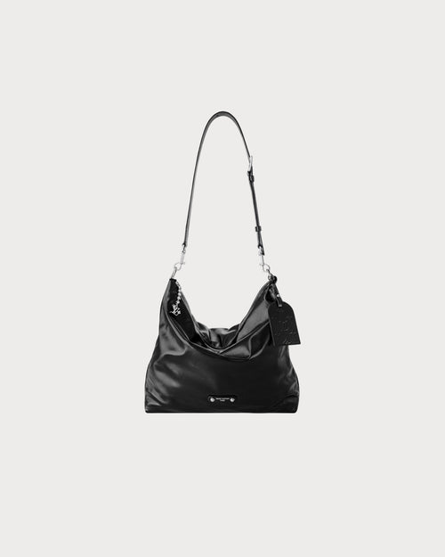 LOUIS VUITTON M13986 Vagabond Hobo Bag | Louis Vuitton Underarm Bag (Black)