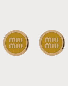 MIU MIU Enameled Metal Earrings | 繆繆 耳環 (多色) - LONDONKELLY 英國名牌代購