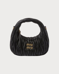 MIU MIU Wander Matelasse Nappa Leather Hobo Mini - Bag | 繆繆 迷你手袋 (多色) - LONDONKELLY 英國名牌代購