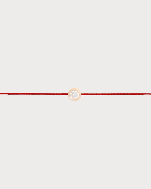 REDLINE Yellow Gold So Pure Bracelet | 紅繩 手鏈 (0.2CT/多色) - LONDONKELLY 英國名牌代購
