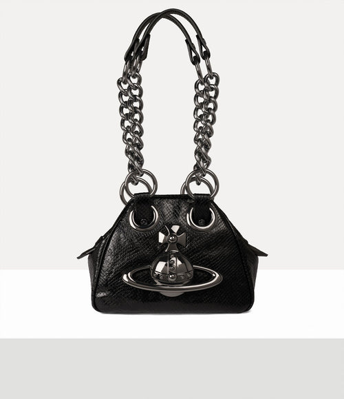 VIVIENNE WESTWOOD Archive Orb Chain Handbag | 西太后 手袋 (黑色) - LondonKelly 英國名牌代購