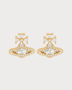 VIVIENNE WESTWOOD Mila Orb Pave Stud Earrings | 西太后 耳環 (多色) - LondonKelly 英國名牌代購