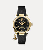 VIVIENNE WESTWOOD Orb Heart Watch | 西太后 手錶 (黑色) - LondonKelly 英國名牌代購