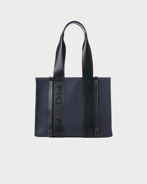 CHLOE Medium Woody Tote Bag | 蔻依 手提袋 (Denim)