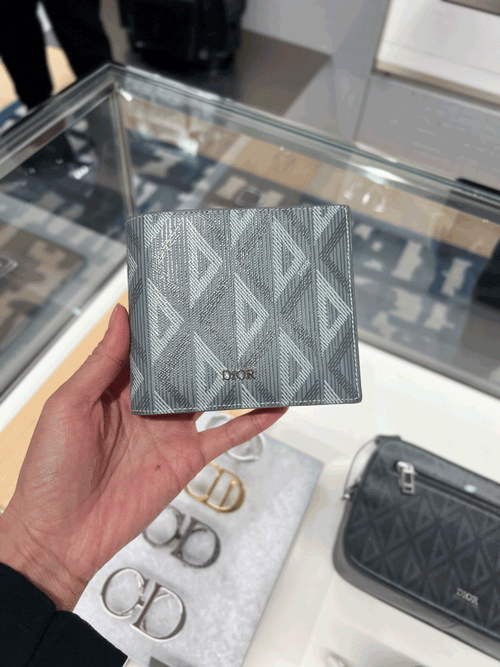 CHRISTIAN Dior Men's CD Diamond Canvas Wallet | 迪奧 男仕銀包 (多色)