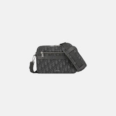 CHRISTIAN DIOR Men's Safari Messenger Bag | 迪奧 男仕郵差袋 (Black)