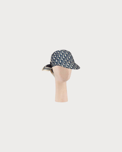 CHRISTIAN DIOR Oblique Silk Visor | 迪奧 絲綢遮陽帽 (藍色老花)