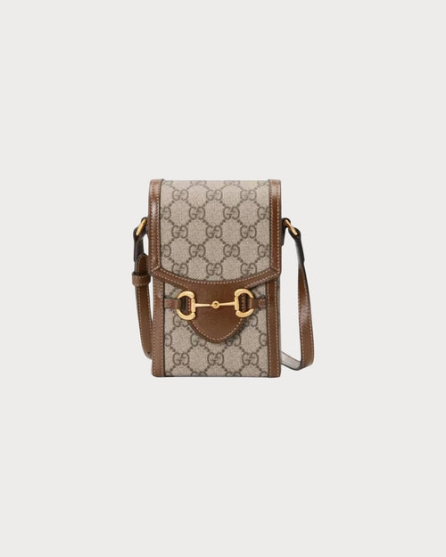 GUCCI Horsebit 1955 Mini Bag | 古馳 電話袋 (Tan)