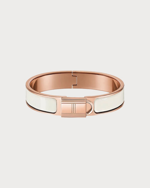 HERMES Clic Cadenas Bracelet | 愛馬仕 手鐲 (Blanc)