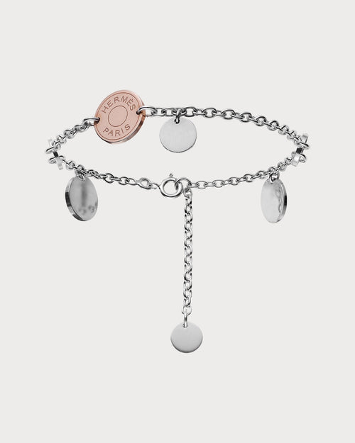 HERMES Ex-Libris Bracelet | 愛馬仕 手鏈 (銀色)