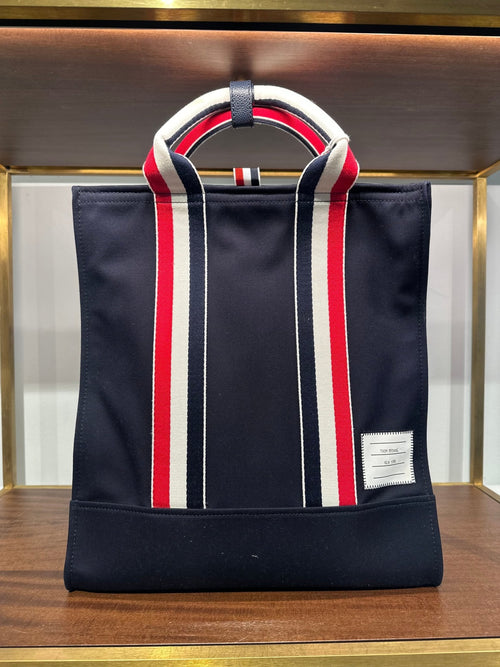 THOM BROWNE Men's Lined Tote Bag | 湯姆布朗 男仕手袋 (藍色)