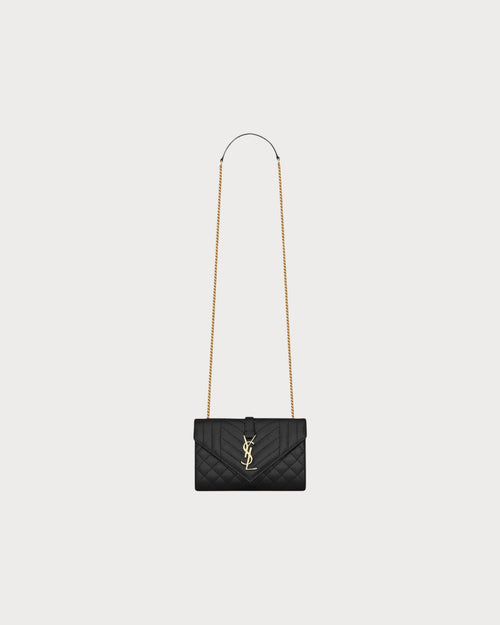 YSL SAINT LAURENT Envelop Small Bag | 聖羅蘭 手袋 (Black)