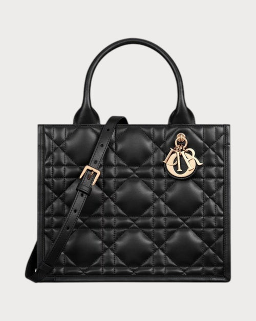 CHRISTIAN DIOR Small Book Tote | 迪奧 手袋 (Black)