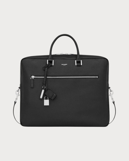 YSL SAINT LAURENT Men's Sac De Jour Large Briefcase | 聖羅蘭 男仕公事包 (黑色)