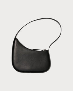 THE ROW Half Moon Bag in Leather | 半月形手袋 (Black)