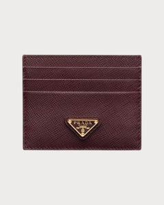 PRADA 1MC025 Saffiano Leather Triangle Logo Card Holder | 普拉達 卡套 (多色)