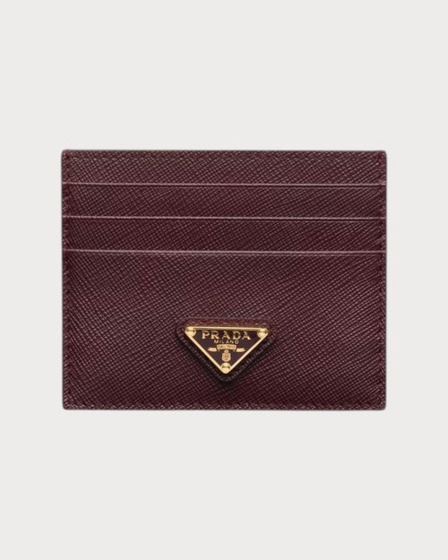 PRADA 1MC025 Saffiano Leather Triangle Logo Card Holder | 普拉達 卡套 (多色)