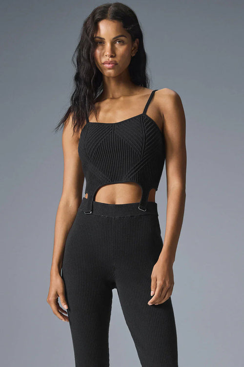 ALO YOGA Denim Knit Garter Tank | 丹寧針織吊帶背心 (多色)