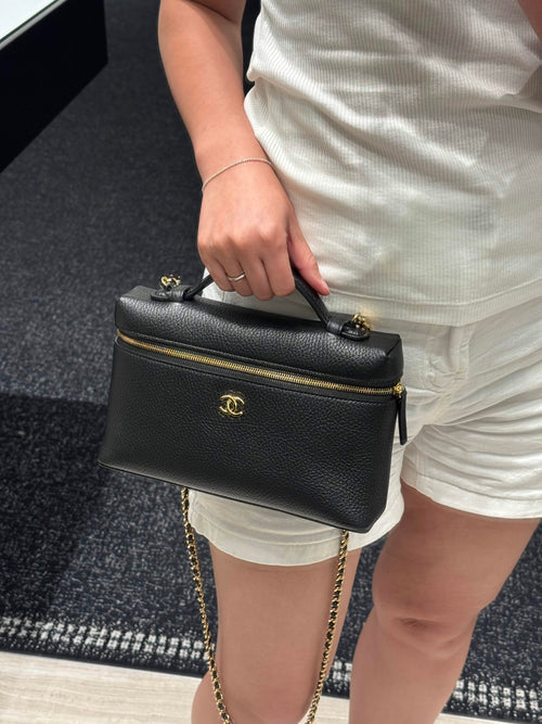 CHANEL AP5347 Vanity with Chain Calfskin(Medium/Black)