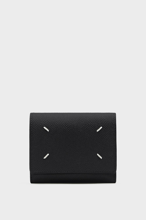 MAISON MARGIELA MM Four Stitches Wallet | Wallet (Black)