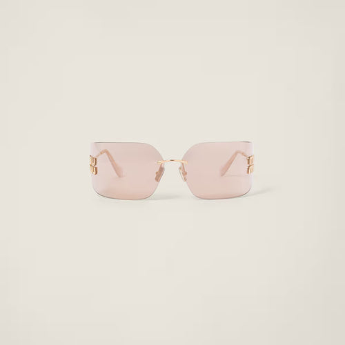 MIU MIU Aube Sunglasses Rose Gold Lenses | 繆繆 太陽眼鏡 (玫瑰金鏡片)