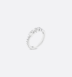 CHRISTIAN DIOR Dio(r)evolution Ring Gold-Finish Metal and White Crystals | Dior Ring (Multiple Colors)