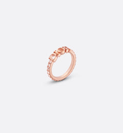 CHRISTIAN DIOR Dio(r)evolution Ring Gold-Finish Metal and White Crystals | Dior Ring (Multiple Colors)
