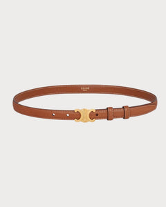 CELINE 18MM Triomphe Belt Natural Calfskin(Small/Many)