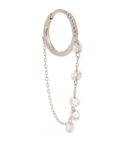 PERSEE White Gold and Diamond Danae Single Earring | 白金鑽石單耳環 (白金款)