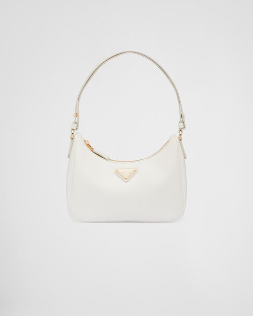 PRADA Re-Edition Saffiano Leather Mini Bag | 普拉達 手袋 (White)