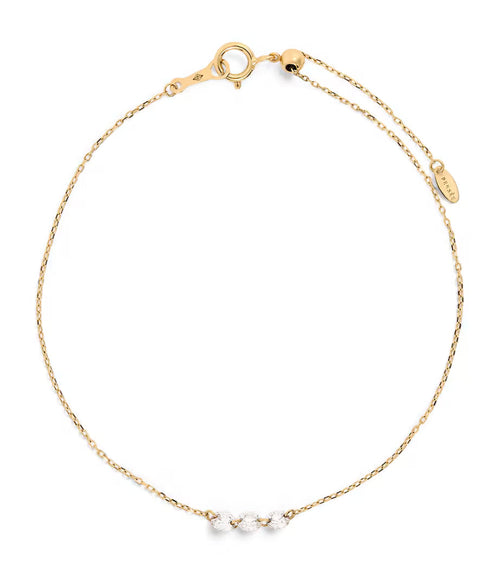 PERSEE Yellow Gold and Diamond Danae Bracelet | 黃金鑽石手鏈 (黃金)
