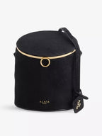 ALAIA La Canette Small Suede Bucket Bag Noir | 水桶袋 (黑色) - LondonKelly 英國名牌代購