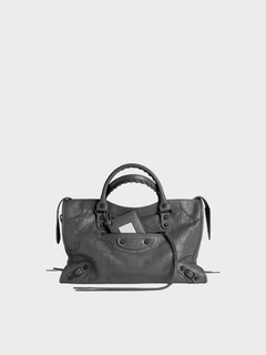 BALENCIAGA Women's Le City Bag in Black Lambskin(Medium/3 Colors) - LONDONKELLY 英國名牌代購