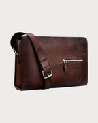 BERLUTI Journalier XL Scritto Leather Messenger | 伯魯提 男仕手袋 (啡色) - LONDONKELLY 英國名牌代購