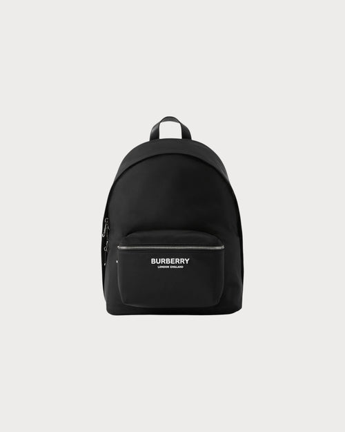 BURBERRY Logo Print Backpack | 博柏利 背囊 (黑色) - LondonKelly 英國名牌代購