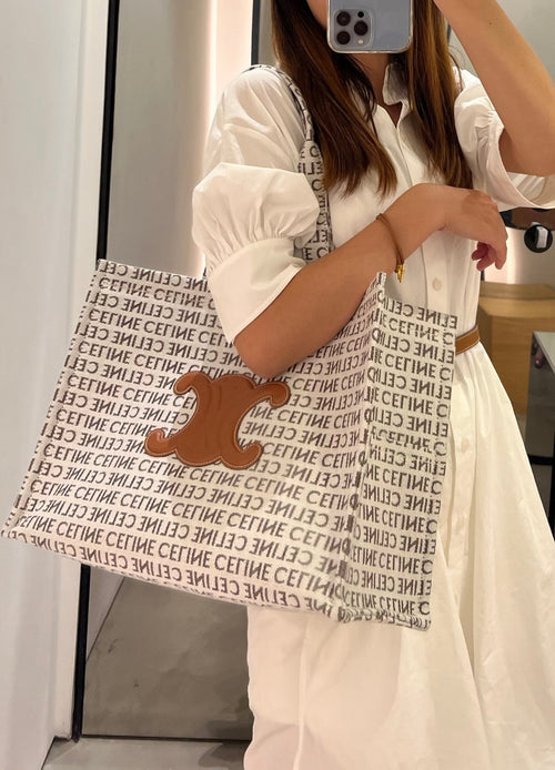 CELINE Large Cabas Thais | 賽琳 手提袋 (大碼/白色) - LondonKelly 英國名牌代購