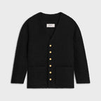 CELINE Oversized jacket in Bouchle Tweed Cashmere Black | 賽琳 外套 (黑色) - LondonKelly 英國名牌代購