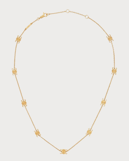 CELINE Triomphe Triomphe Necklace Brass(Mini/2 Colors) - LONDONKELLY 英國名牌代購