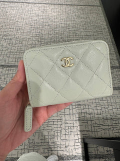 CHANEL Classic AP0216 Zipped Around Coin Purse Grained Calfskin(4 Colors) - LONDONKELLY 英國名牌代購