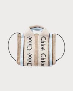 CHLOE Woody Nano Tote Bag | 蔻依 手提袋 (迷你/Light Blue)