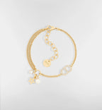 CHRISTIAN DIOR Petit CD Multi Bracelet｜迪奧 幸運星手鏈 (金色) - LONDONKELLY 英國名牌代購