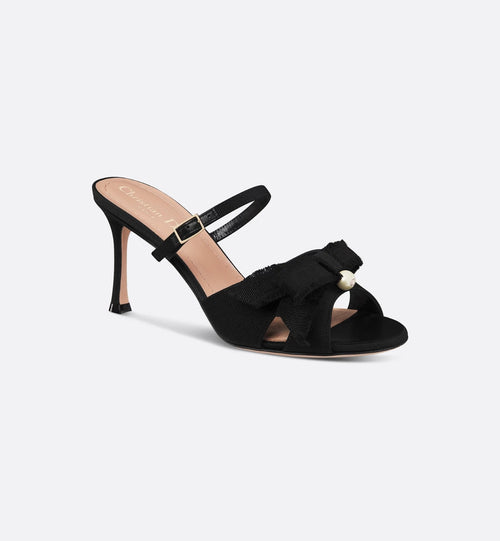 CHRISTIAN DIOR Women's Adiorable Heeled Mule | 迪奧 高跟涼鞋 (黑色) - LondonKelly 英國名牌代購