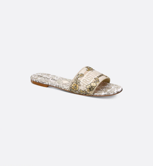 CHRISTIAN DIOR Women's Dway Slide | 迪奧 涼鞋 (金色) - LondonKelly 英國名牌代購