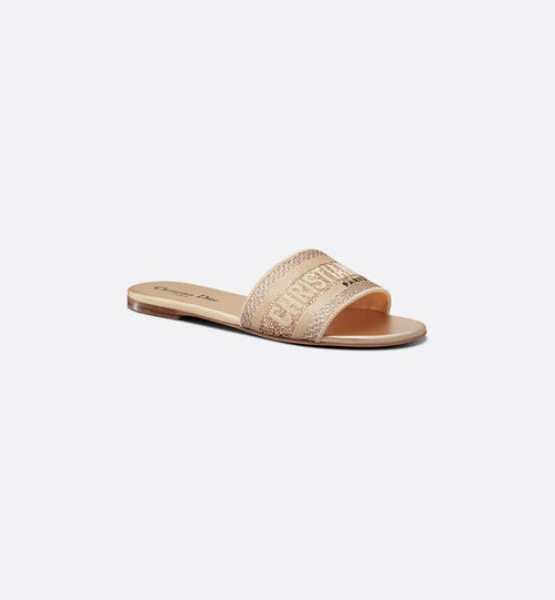 CHRISTIAN DIOR Women's Dway Slide | 迪奧 涼鞋 (金色) - LondonKelly 英國名牌代購