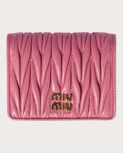 MIU MIU Matelasse Nappa Leather Wallet | 繆繆 銀包 (多色)