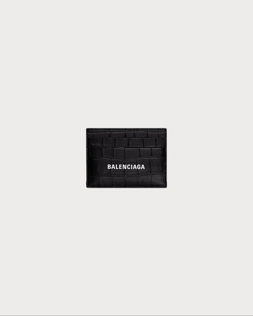 BALENCIAGA Men's Cash Card Holder in Black |