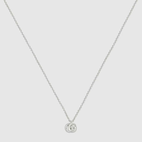 GUCCI GG Marmont Pendant Necklace | 古馳 GG 頸鏈 (銀色) - LondonKelly 英國名牌代購