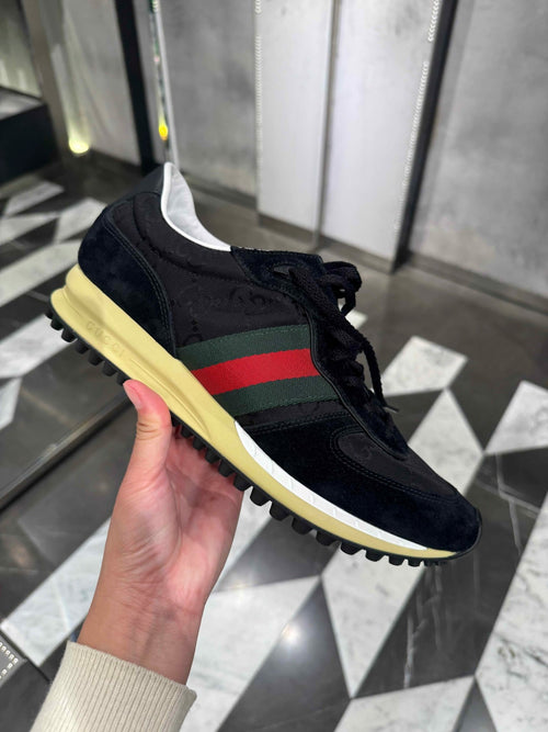 GUCCI Men’s Re-Motion GG Sneaker(Black) - LONDONKELLY 英國名牌代購