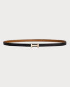 HERMES Focus Belt Buckle & Reversible Leather Strap | 愛馬仕 雙面皮帶 (黑/啡色/玫瑰金扣) - LONDONKELLY 英國名牌代購